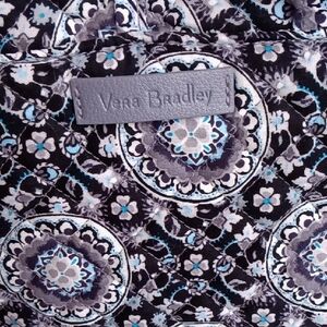 Vera Bradley Floral Medallion Bag in Black and Blue